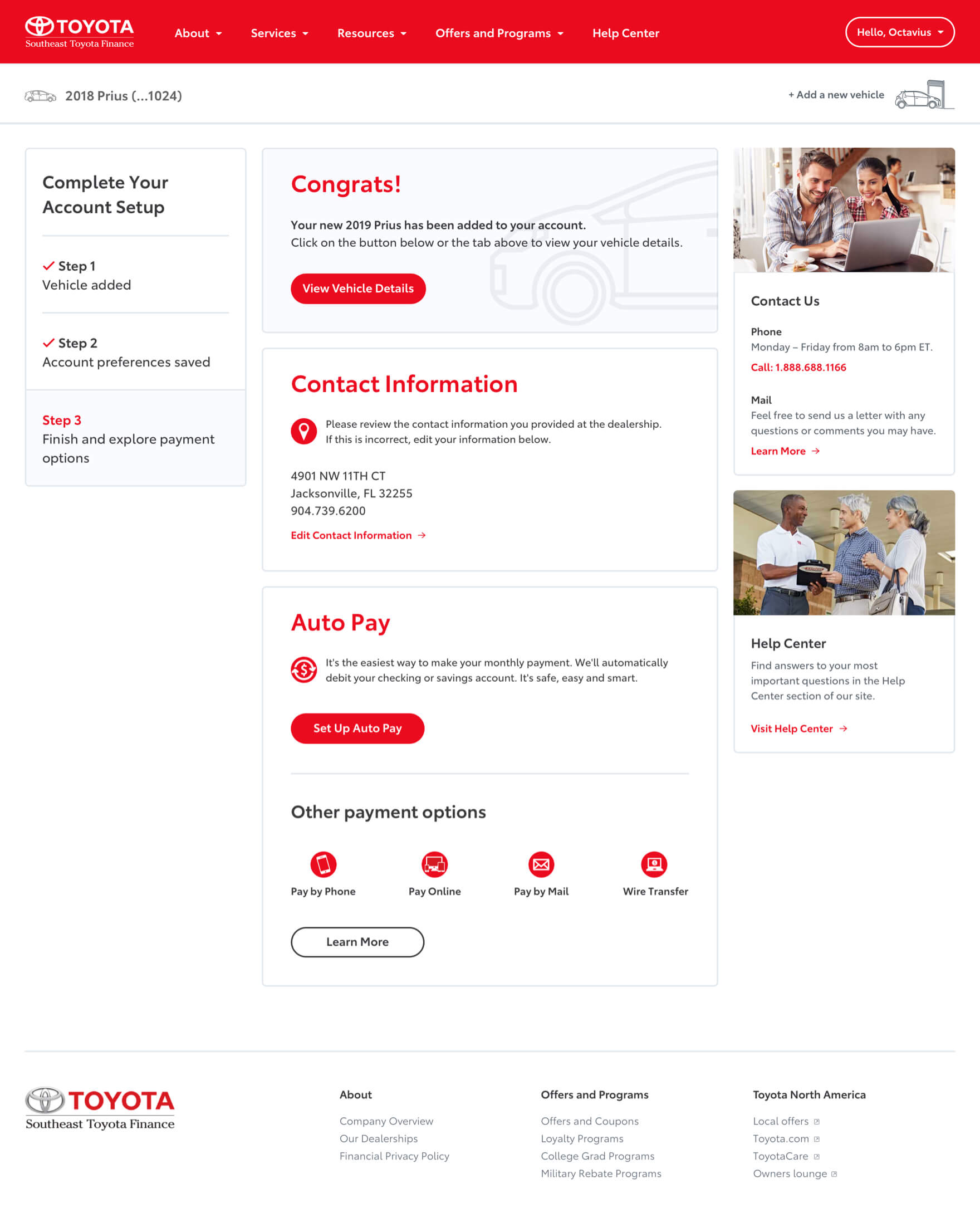 SETF registration screenshot