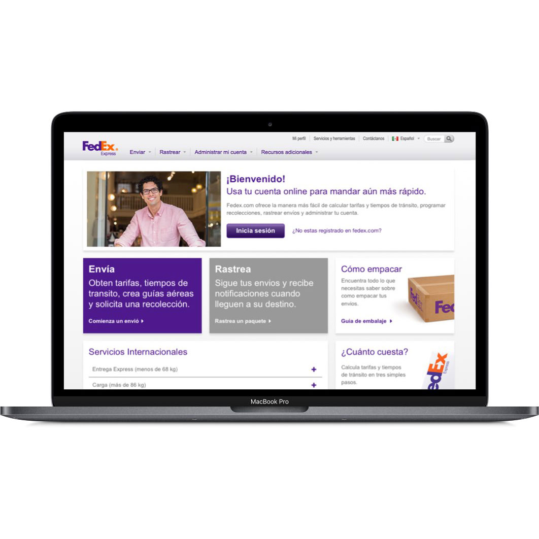 FedEx Screenshot